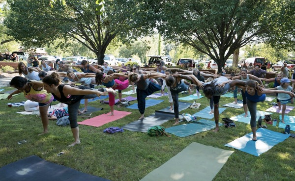 free yoga in asheville